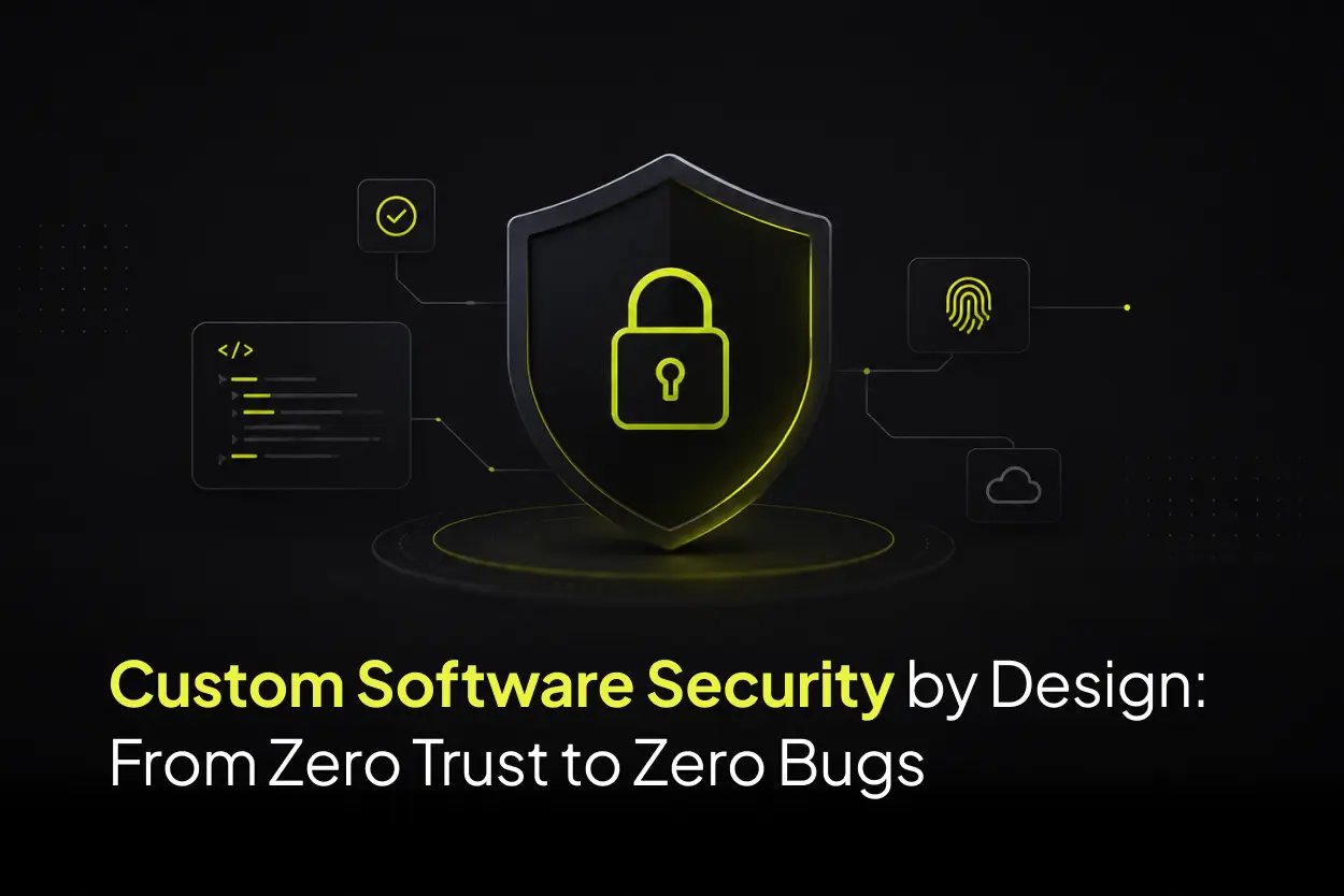 Custom Software Security by Design: From Zero Trust to Zero Bugs