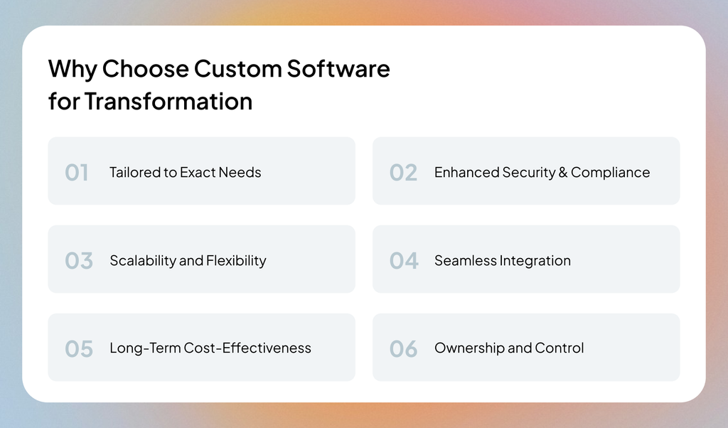 How Custom Software Supports Digital Transformation Without Disrupting Operations